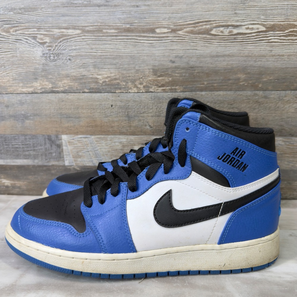 Nike Air Jordan 1 Retro Rare Air Soar Blue Hyper Royal Boys Size 6.5Y Sneakers - Picture 2 of 11